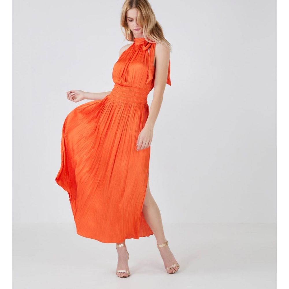 Xenia halter maxi dress